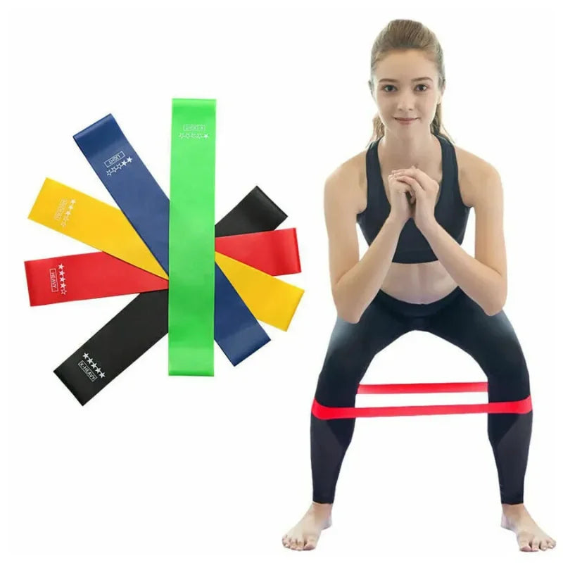 Kit Fitness Premium — 5 Mini Faixas para Treino em Casa