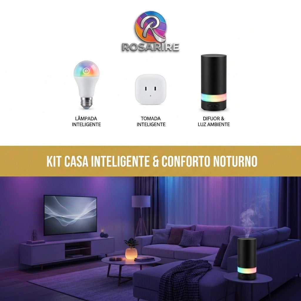 Kit 5 — Casa Inteligente & Conforto Noturno