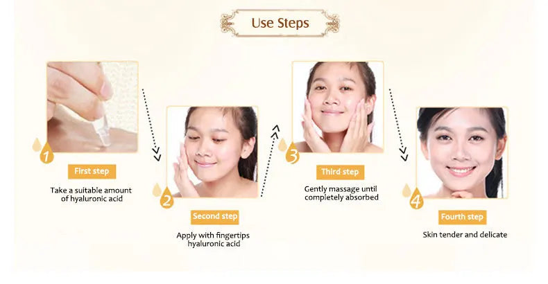 Sérum Facial de Ácido Hialurônico — Hidratante, Firmador e Restaurador da Elasticidade da Pele