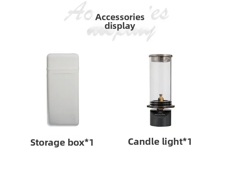 Luminária de Ambiente Retrô MOUNTAINHIKER para Piquenique e Camping, Lâmpada a Gás Criativa para Mesa de Cabeceira e Iluminação Decorativa Externa