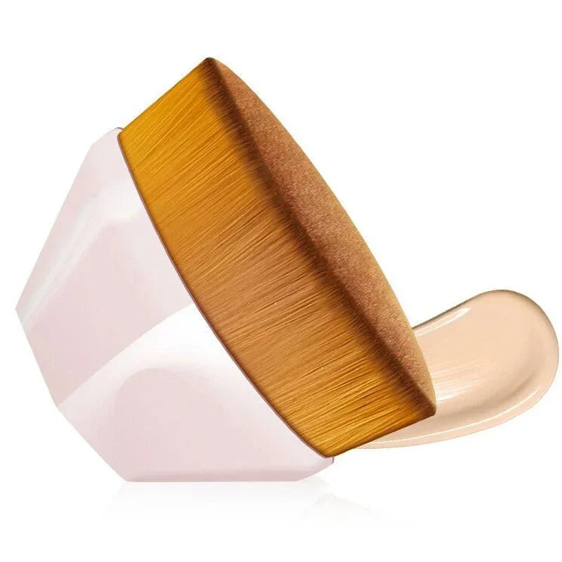 Pincel de Maquiagem Mágico Portátil — Profissional para Pó, Blush e Base com Cerdas Macias