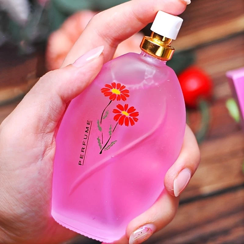 Perfume 50ml com Fragrância de Rosa e Jasmim — Presente Elegante para Homens e Mulheres