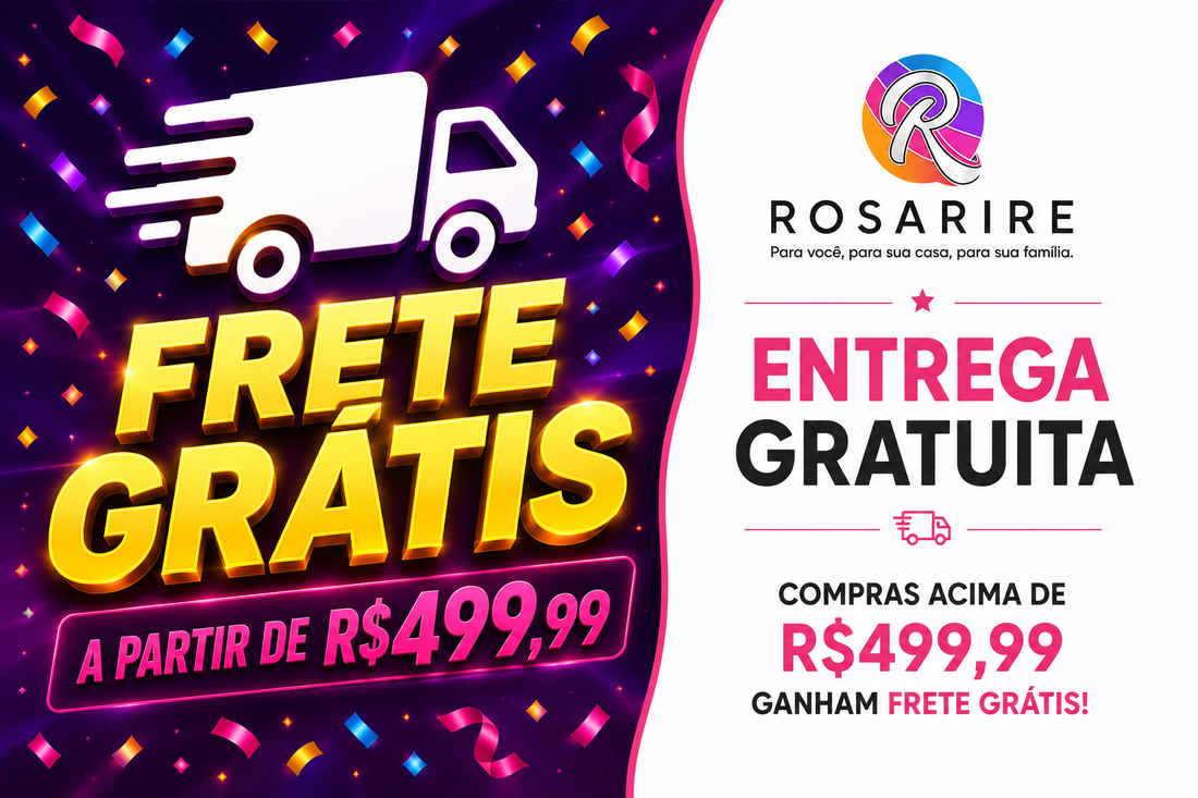 Promoção de Inauguração ROSARIRE - 10% OFF com cupom ROSARIRE10
