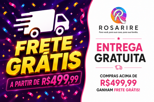 Promoção de Inauguração ROSARIRE - 10% OFF com cupom ROSARIRE10