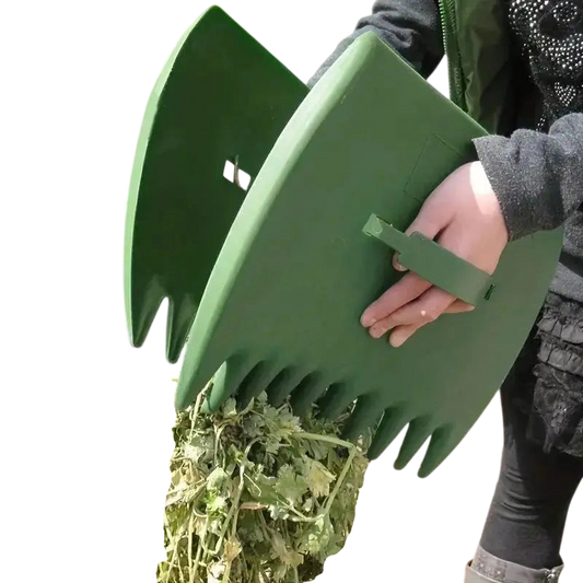 1 Par de Pegadores de Folhas para Jardim, Raspador de Plástico para Coleta de Folhas, Ferramenta de Limpeza de Quintal com Construção de Plástico Durável 1