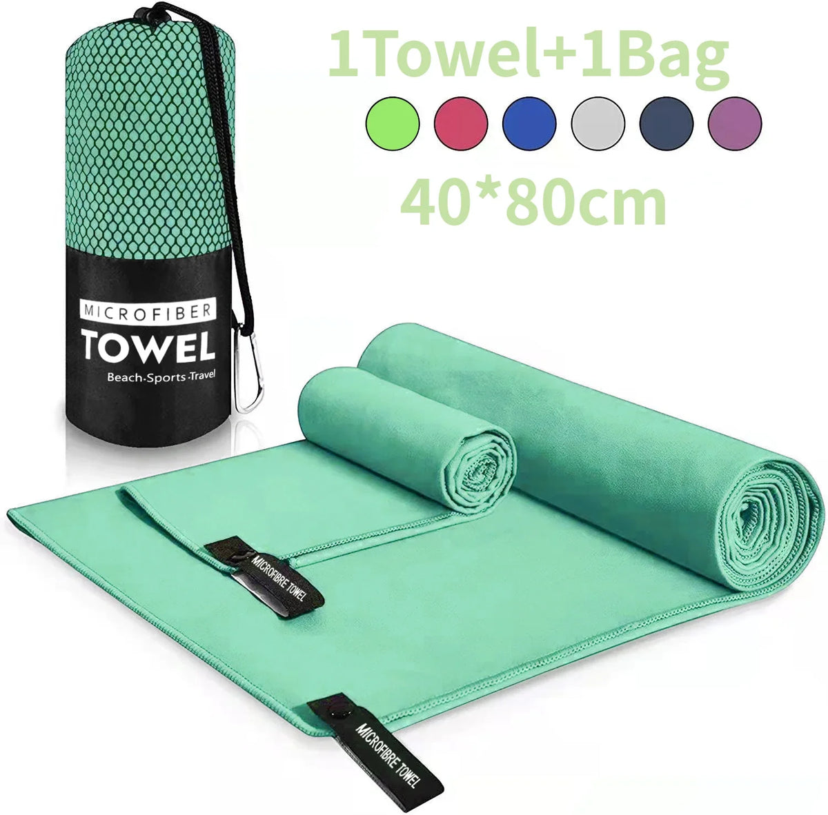 1 pc esportes microfibra toalha de bolso secagem rápida portátil ultraleve absorvente toalha para piscina ginásio fitness yoga toalha de praia 10