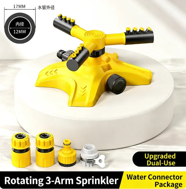 360 °     Conjunto de Mangueiras de Água Rotativas Automáticas, Pulverizador de Jardim, Irrigador para Cobertura de Árvores no Quintal 13