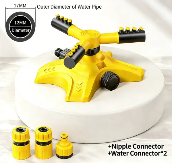 360 °     Conjunto de Mangueiras de Água Rotativas Automáticas, Pulverizador de Jardim, Irrigador para Cobertura de Árvores no Quintal 17
