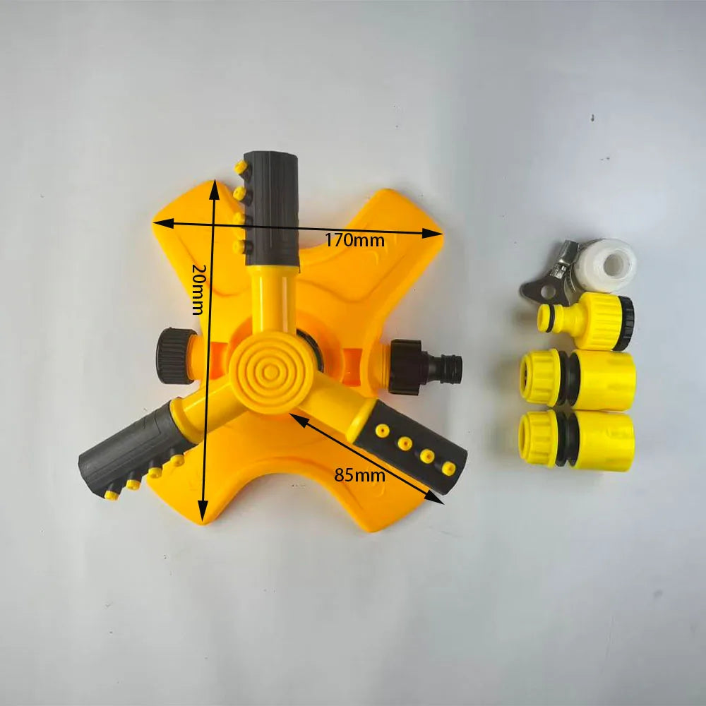 360 °     Conjunto de Mangueiras de Água Rotativas Automáticas, Pulverizador de Jardim, Irrigador para Cobertura de Árvores no Quintal 4