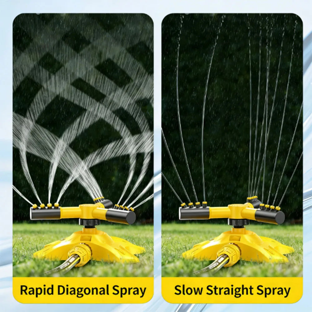 360 °     Conjunto de Mangueiras de Água Rotativas Automáticas, Pulverizador de Jardim, Irrigador para Cobertura de Árvores no Quintal 5