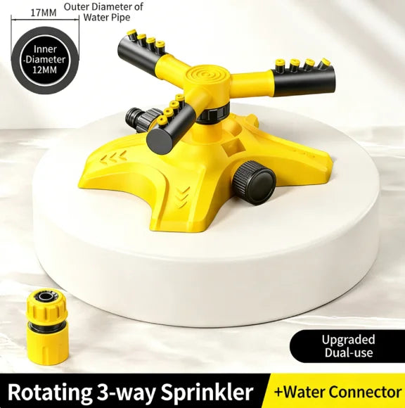 360 °     Conjunto de Mangueiras de Água Rotativas Automáticas, Pulverizador de Jardim, Irrigador para Cobertura de Árvores no Quintal 7