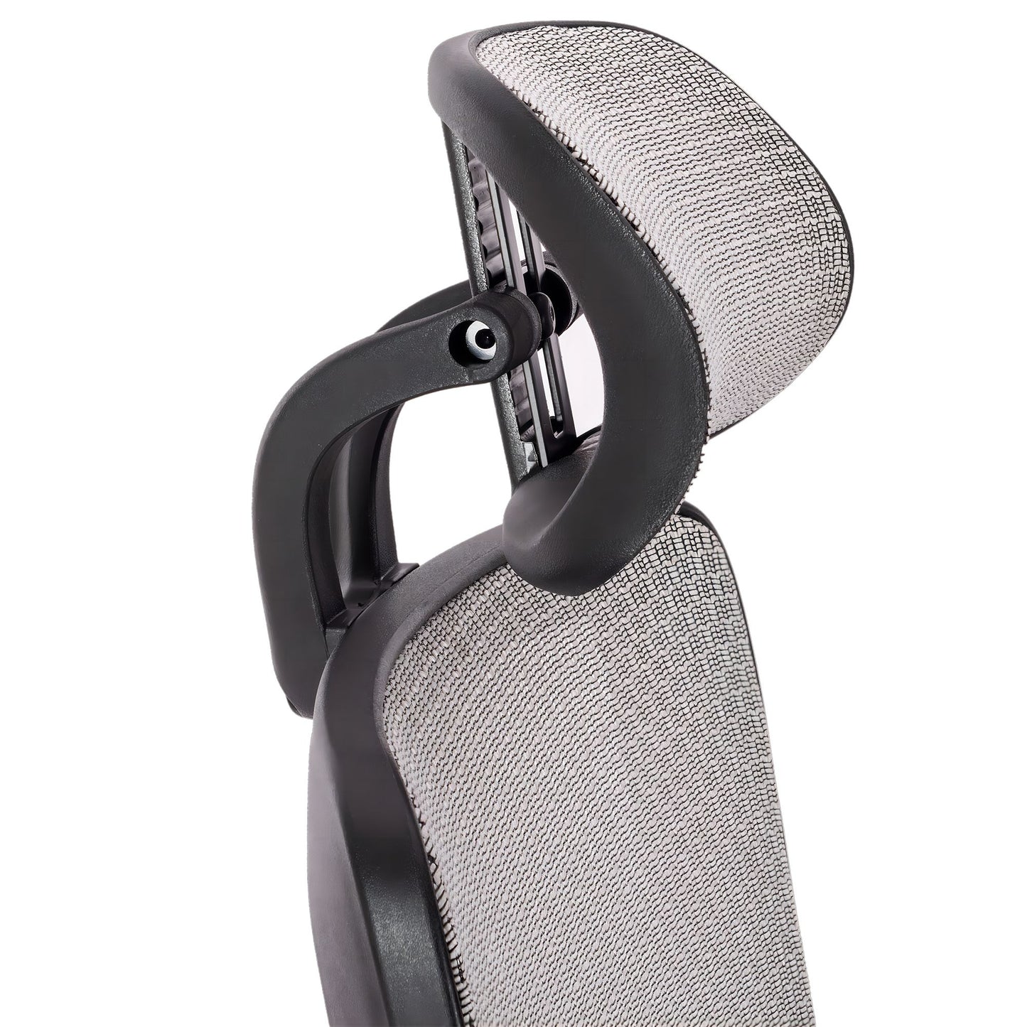 Cadeira de Escritório Ergonômica em Tela Mesh, Encosto Alto com Apoio de Cabeça Ajustável e Braços Rebatíveis – Cinza