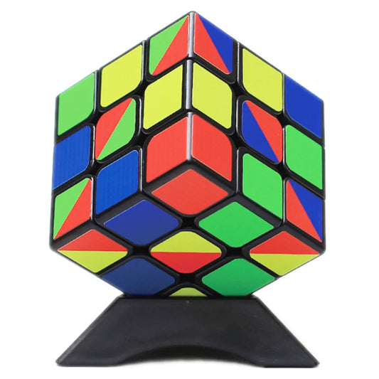 3x3 cubo de arco-íris quatro cores 3x3x3 cubo mágico educação aprendizagem cubo mágico brinquedos para crianças 1