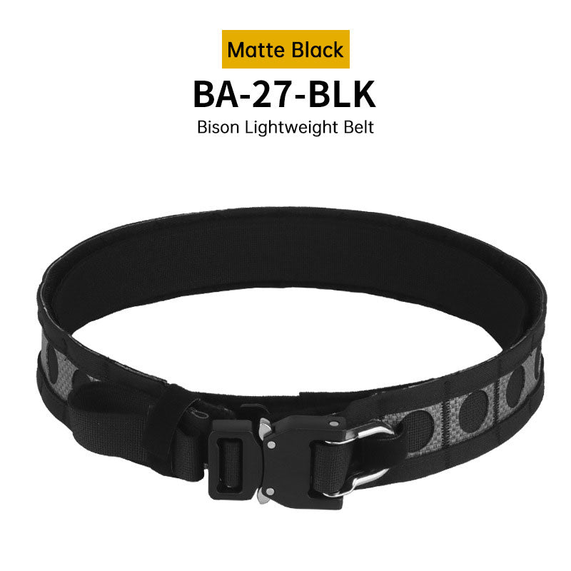 Cinto Tático de Batalha de Duas Camadas com Fivela de Metal de Liberação Rápida, Cinto de Caça Combate MOLLE para Equipamento de Airsoft