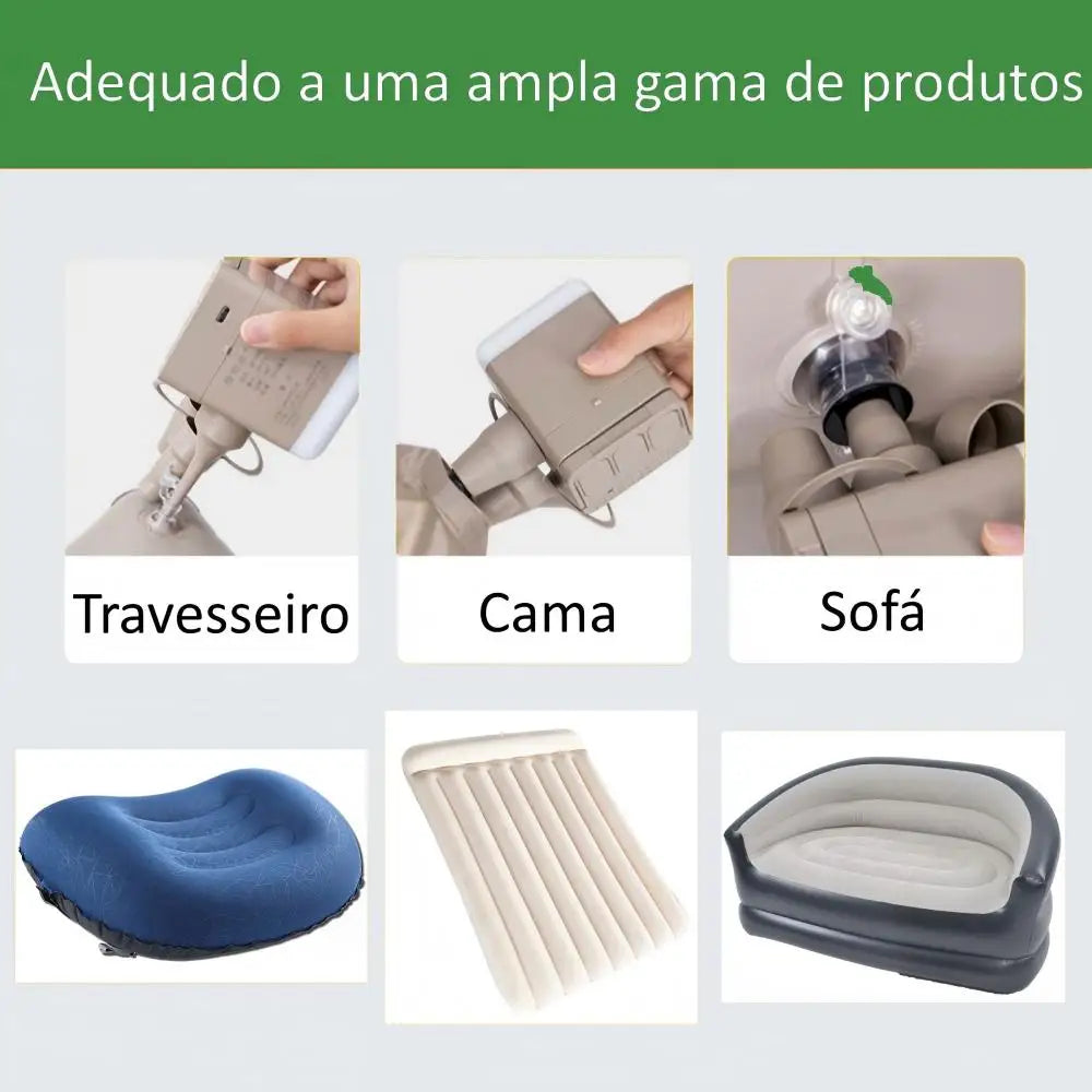 Joyfox Colchão Inflável Camping Colchão Inflável Casal Queen King automático Com Bateria Colchão De Ar Glamping 2/3 Pessoas
