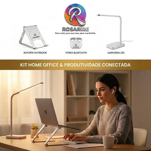 Kit 3 — Home Office & Produtividade Conectada