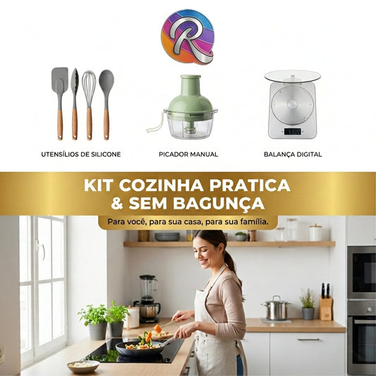 Kit 4 — Cozinha Prática & Sem Baguça
