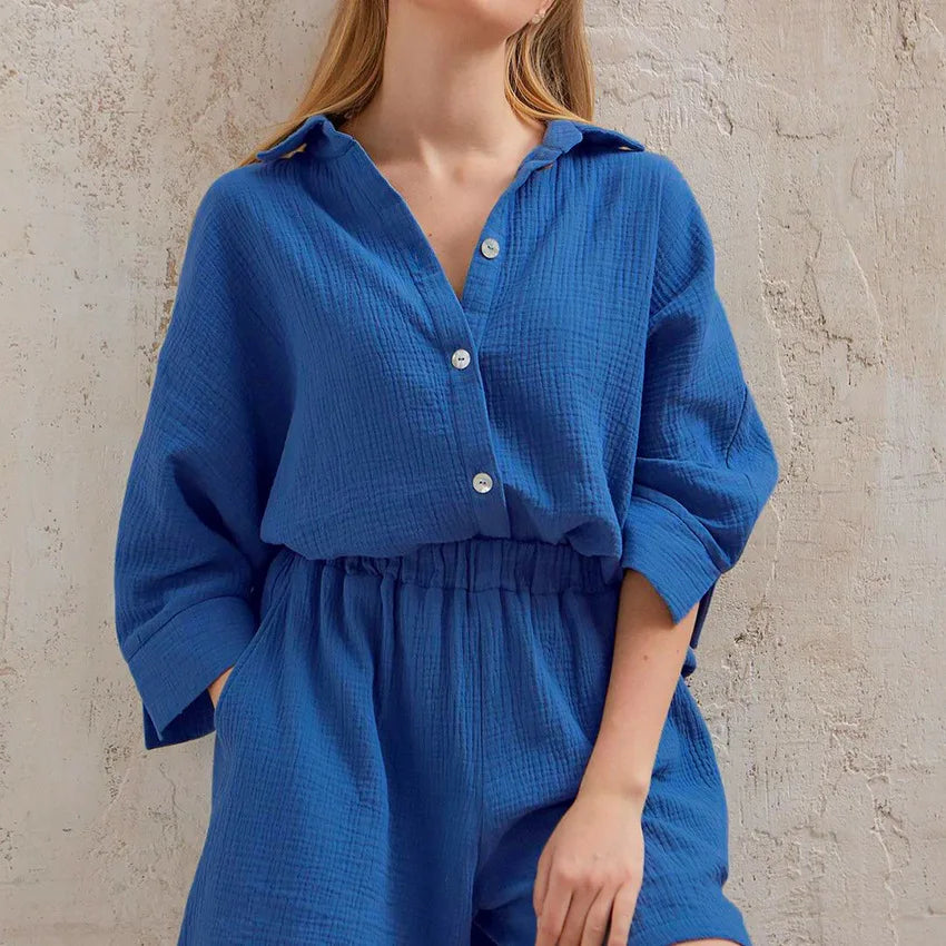 Pijama de Algodão Feminino Quentinho — Conforto e Estilo para Noites Perfeitas