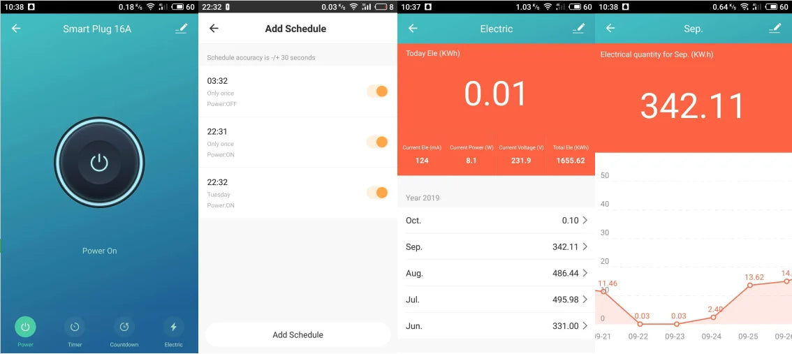 Tomada Inteligente Wi-Fi com Medidor de Energia — 10A/16A, App Tuya/Smart Life, Compativel Alexa e Google