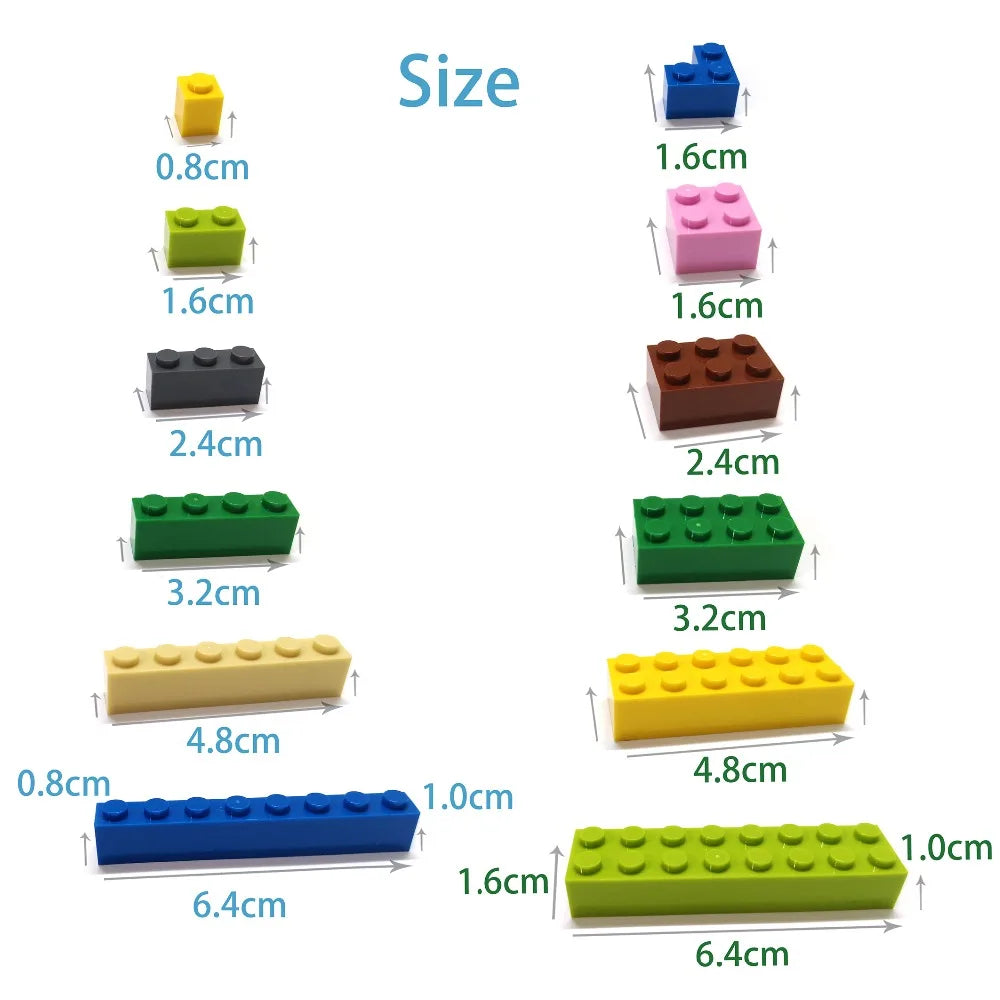 600 pçs diy blocos de construção figuras finas tijolos lâmpada 12 cores educacional tamanho criativo compatível com 4037 brinquedos para crianças