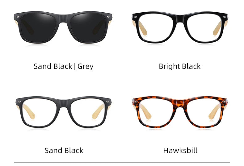 Óculos de sol de bambu polarizado BARCUR Homens Óculos de sol de madeira Mulheres Marca Original Madeira UV400 Oculos De Sol