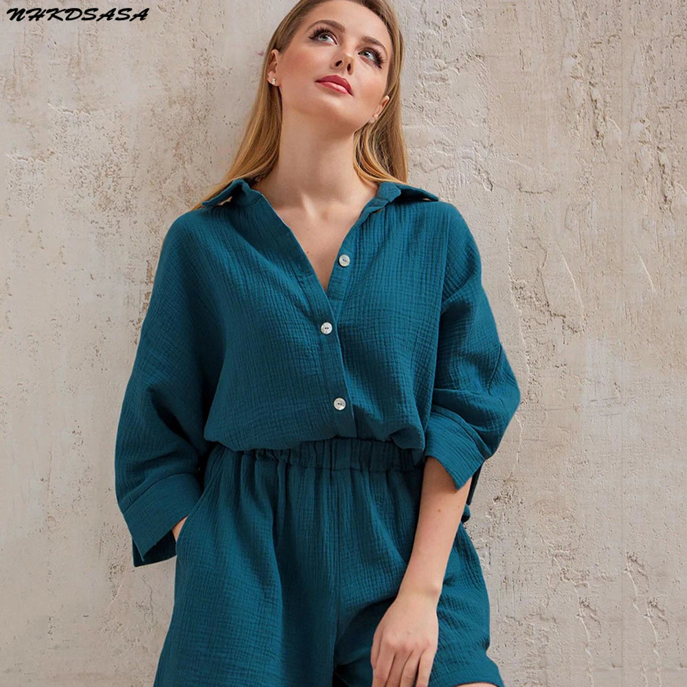 Pijama de Algodão Feminino Quentinho — Conforto e Estilo para Noites Perfeitas