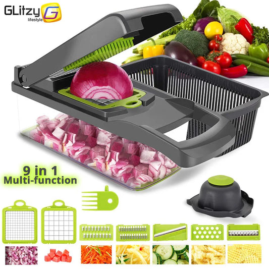 Chopper Vegetal Multifuncional, Ralador Manual, Fatiador De Frutas, Trituradores De Batatas, Fatiadores De Queijo E Cebolas, Acessórios De Cozinha