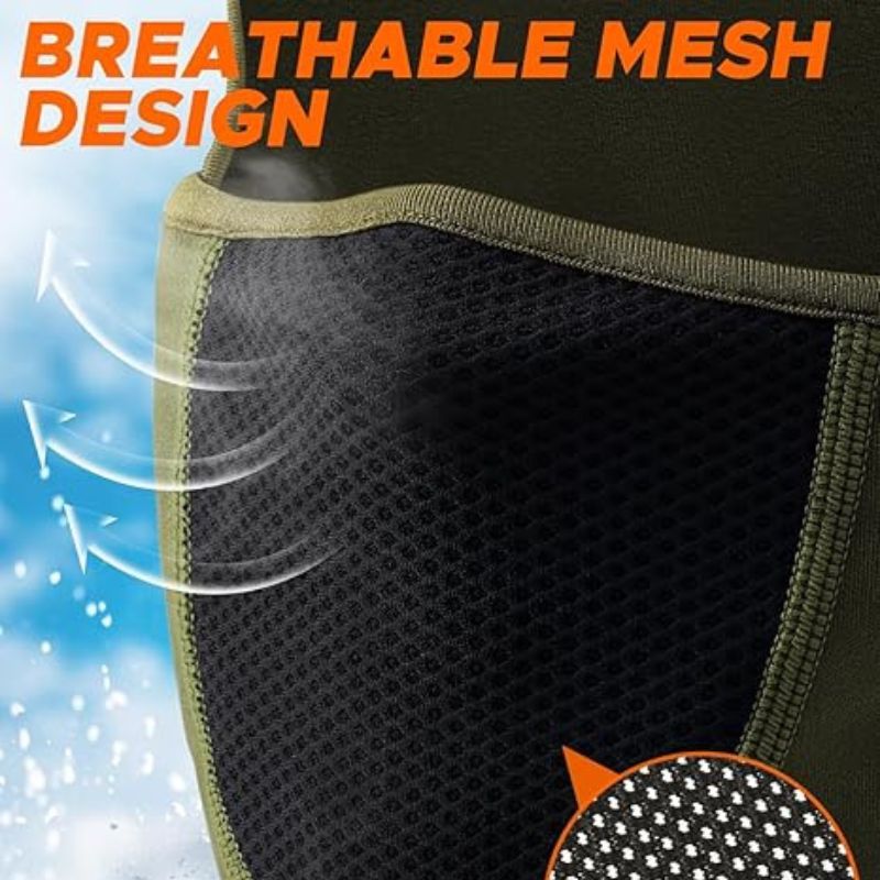 Touca Balaclava Térmica Corta-vento — Máscara Integrada para Moto, Ski e Esportes de Inverno
