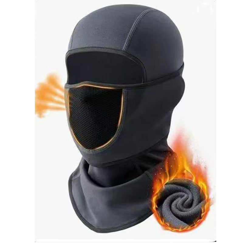 Touca Balaclava Térmica Corta-vento — Máscara Integrada para Moto, Ski e Esportes de Inverno
