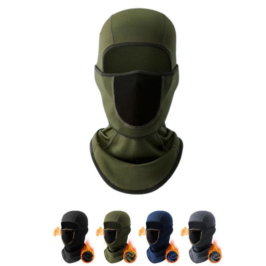 Touca Balaclava Térmica Corta-vento — Máscara Integrada para Moto, Ski e Esportes de Inverno