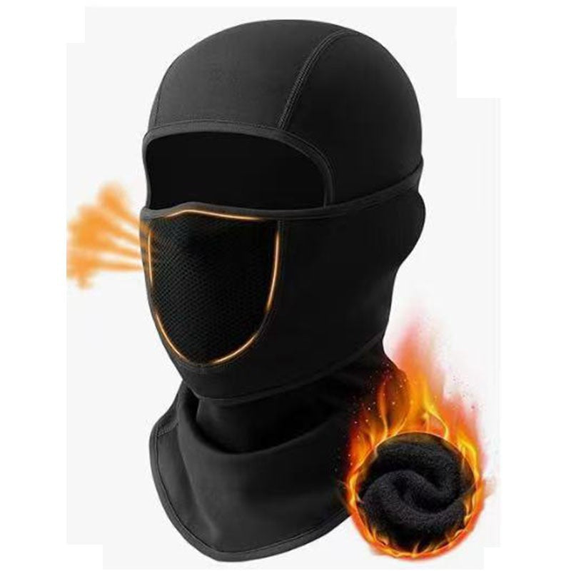 Touca Balaclava Térmica Corta-vento — Máscara Integrada para Moto, Ski e Esportes de Inverno