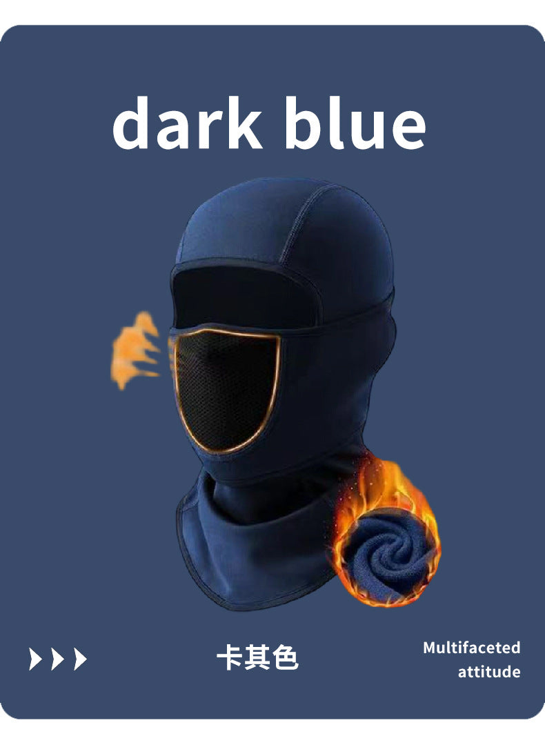 Touca Balaclava Térmica Corta-vento — Máscara Integrada para Moto, Ski e Esportes de Inverno