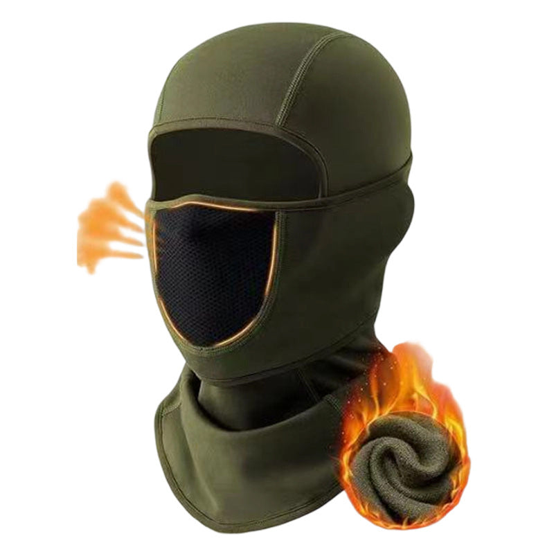 Touca Balaclava Térmica Corta-vento — Máscara Integrada para Moto, Ski e Esportes de Inverno