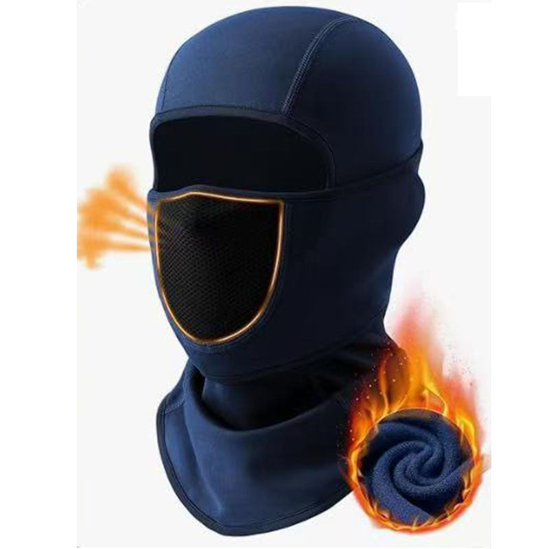 Touca Balaclava Térmica Corta-vento — Máscara Integrada para Moto, Ski e Esportes de Inverno