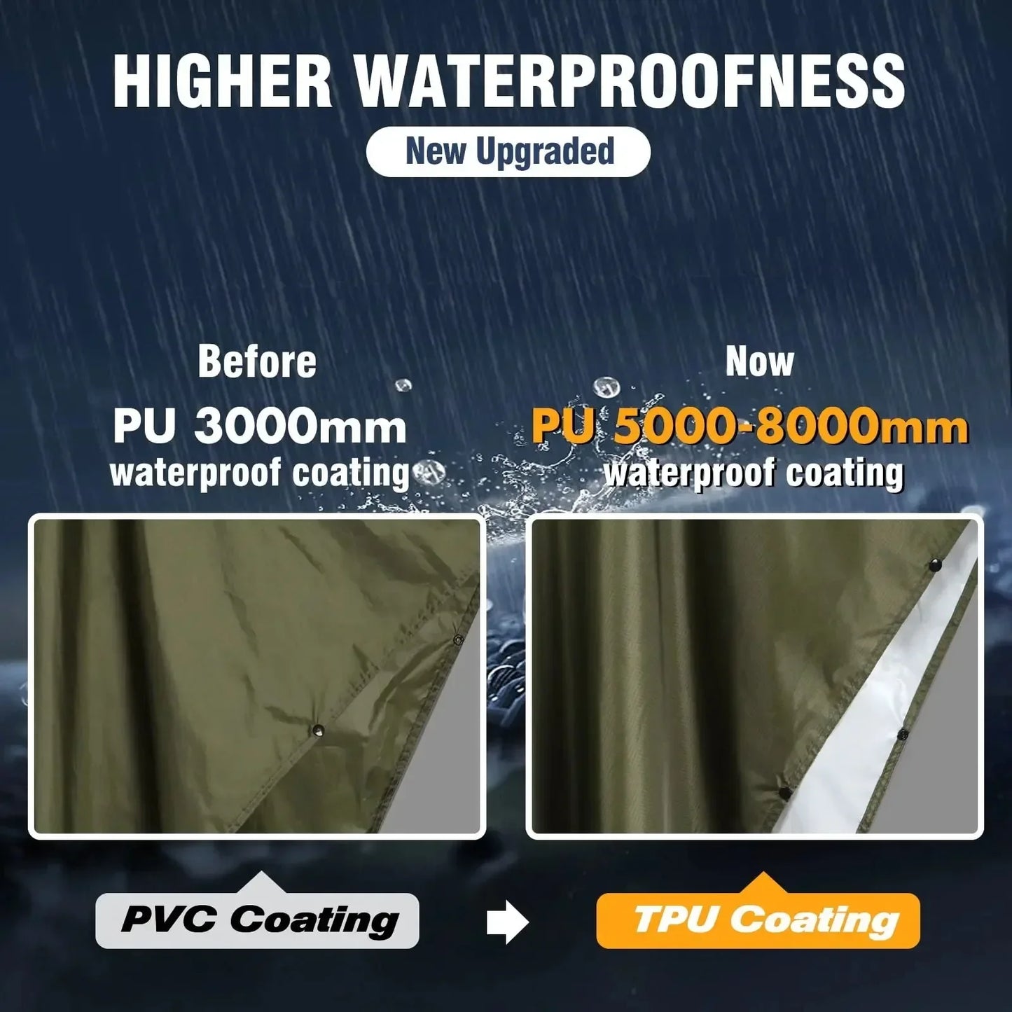 Capa de Chuva Impermeável para Adultos, Equipamento de Proteção contra Chuva para Mulheres e Homens