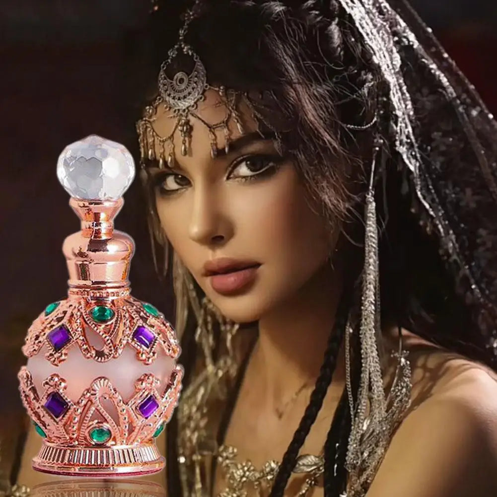 Perfume Árabe Feminino com Feromônio — Buquê Floral de Rosa, Jasmim e Baunilha Duradouro