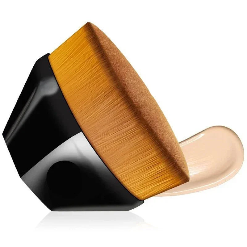 Pincel de Maquiagem Mágico Portátil — Profissional para Pó, Blush e Base com Cerdas Macias