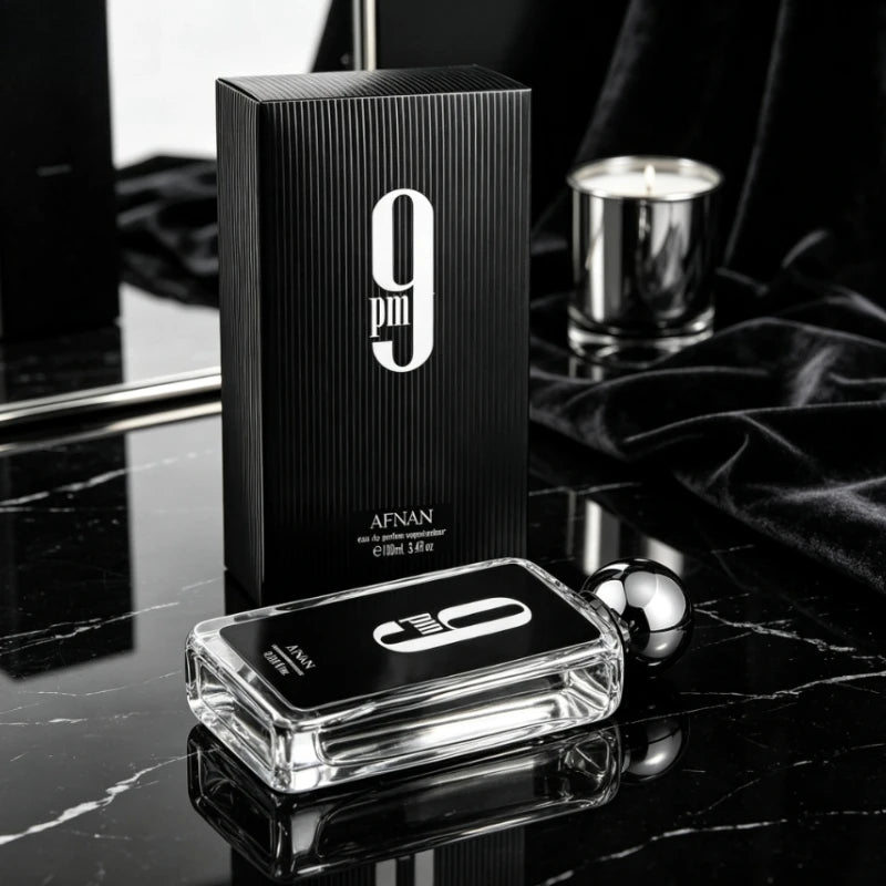 Perfume Afnan 9PM 100ml — Fragrância Aromática Doce e Amadeirada para Homens
