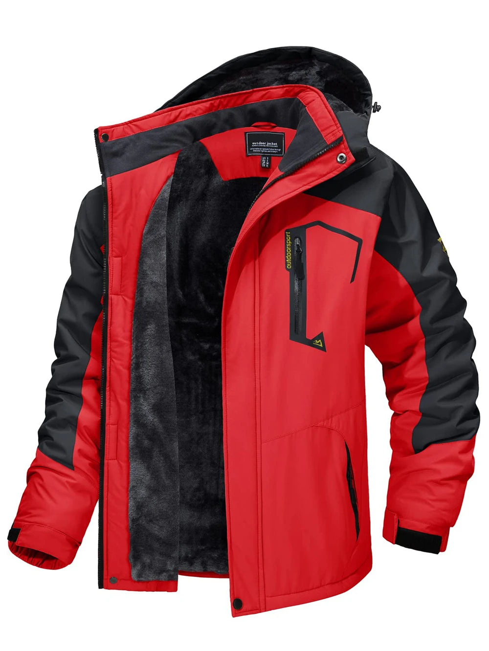 Jaqueta de Montanha Tacvasen Masculina — Quentinha, Impermeável e Corta-Vento para o Inverno