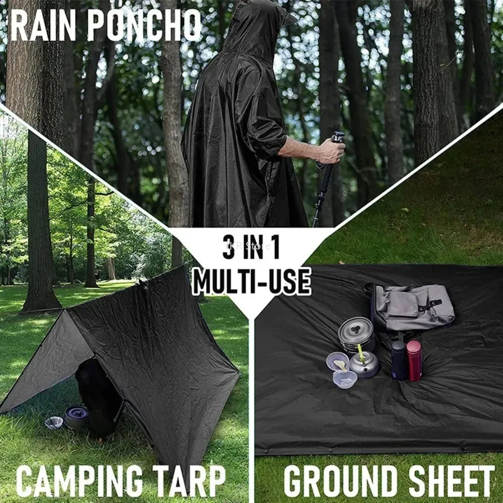 Poncho Waterproof Adult Raincoats for Rain Rainwater Motorcycle Rain Gear Rainrainwater for Women Waterproof Raincoat Man Coat