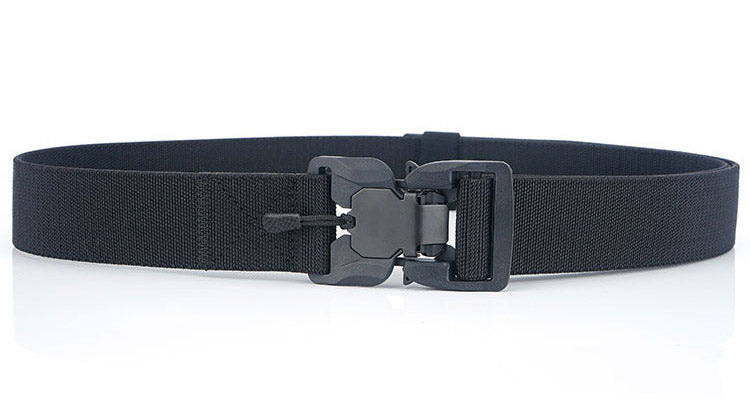 Cinto tático militar masculino, fivela magnética de liberação rápida, exército, caça ao ar livre, multifuncional, lona, cinto de cintura de nylon