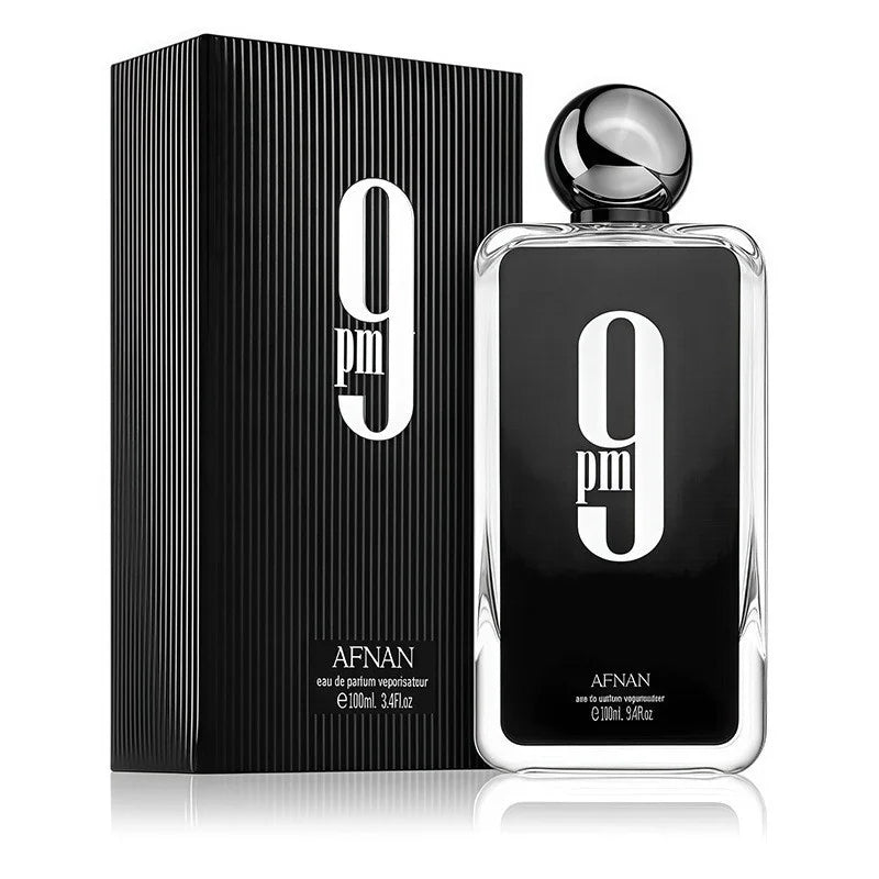 Perfume Afnan 9PM 100ml — Fragrância Aromática Doce e Amadeirada para Homens