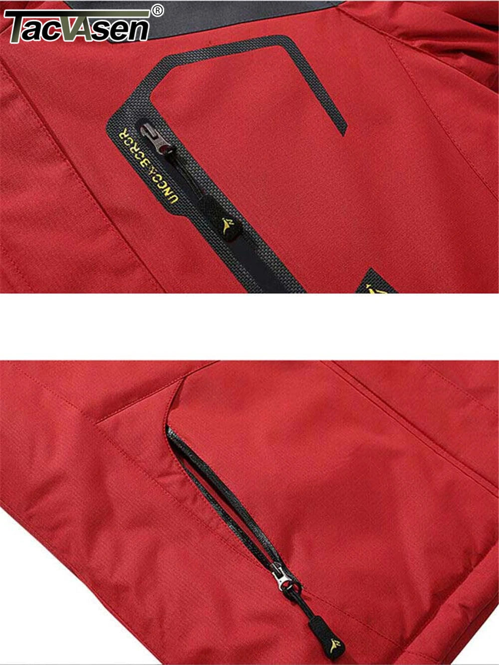 Jaqueta de Montanha Tacvasen Masculina — Quentinha, Impermeável e Corta-Vento para o Inverno
