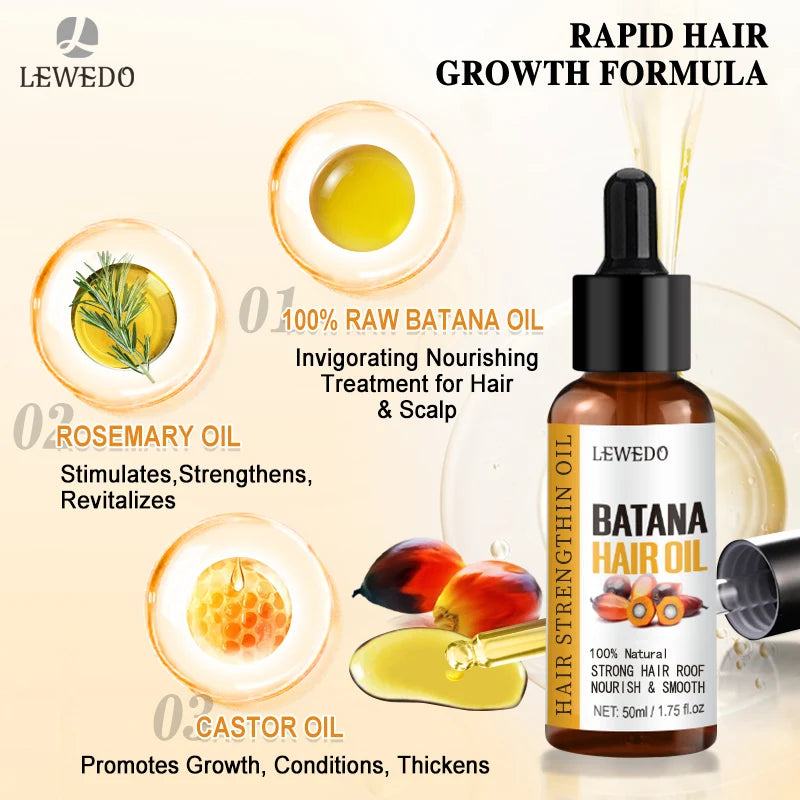 Sérum de Crescimento Capilar com Batana Oil — Anti-Queda, Reparador e Estimulante Natural