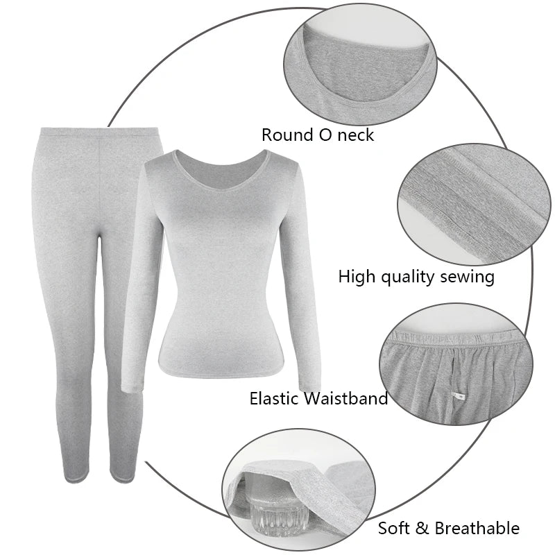 Conjunto Térmico Feminino Quentinho — Conforto e Proteção para o Inverno