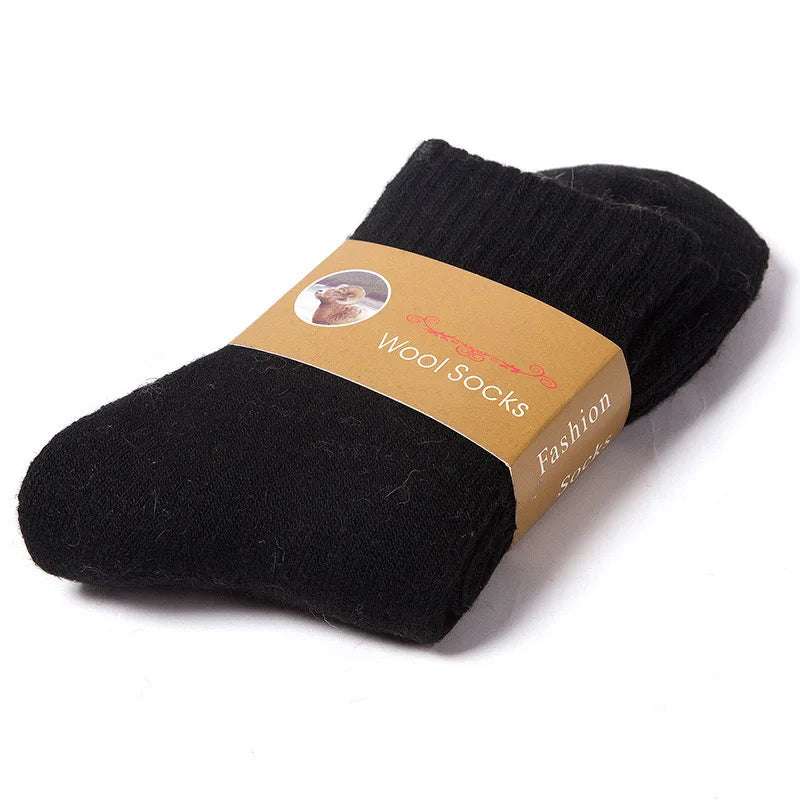 Kit 5 Pares Meias Merino Wool Térmicas Poderosas — Cano Médio, Ideais para Trilha, Ski e Frio Extremo