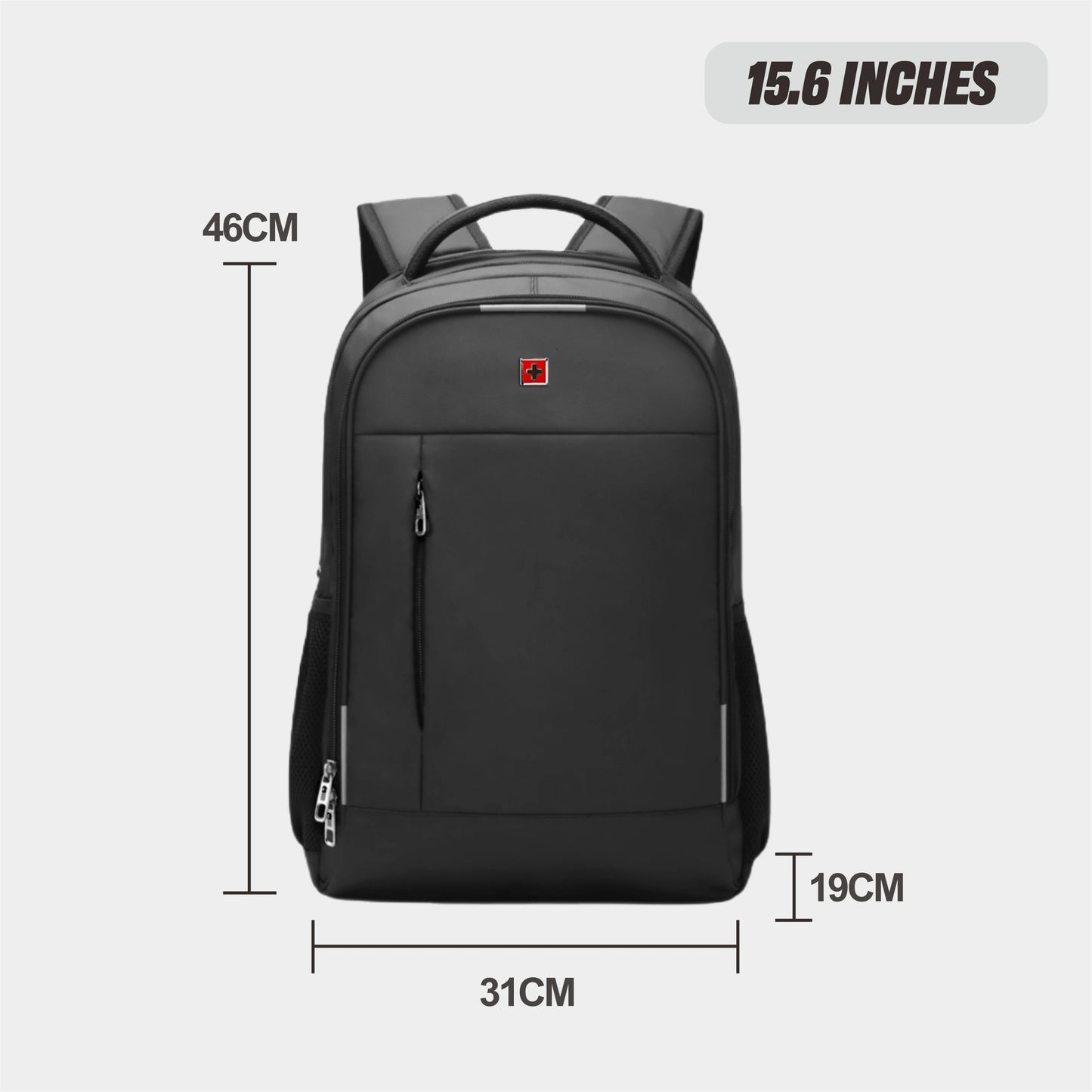 Mochila Masculina Antifurto Impermeável com USB — Grande Capacidade para Notebook 15,6" e 17,3"