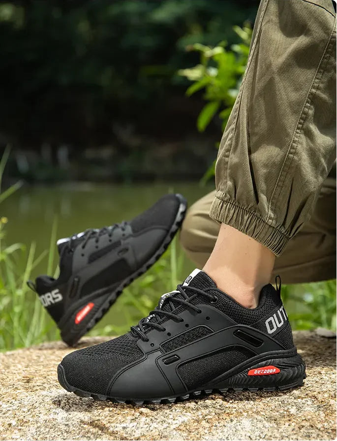 Sapatos de caminhada respiráveis masculinos sapatos esportivos ao ar livre botas de treinamento tático caminhadas e caça sapatos esportivos táticos