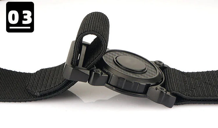 Cintos de fivela de liga de liberação rápida rotativa para homens resistente ao desgaste cinto tático de náilon multifuncional ao ar livre cinto de caça