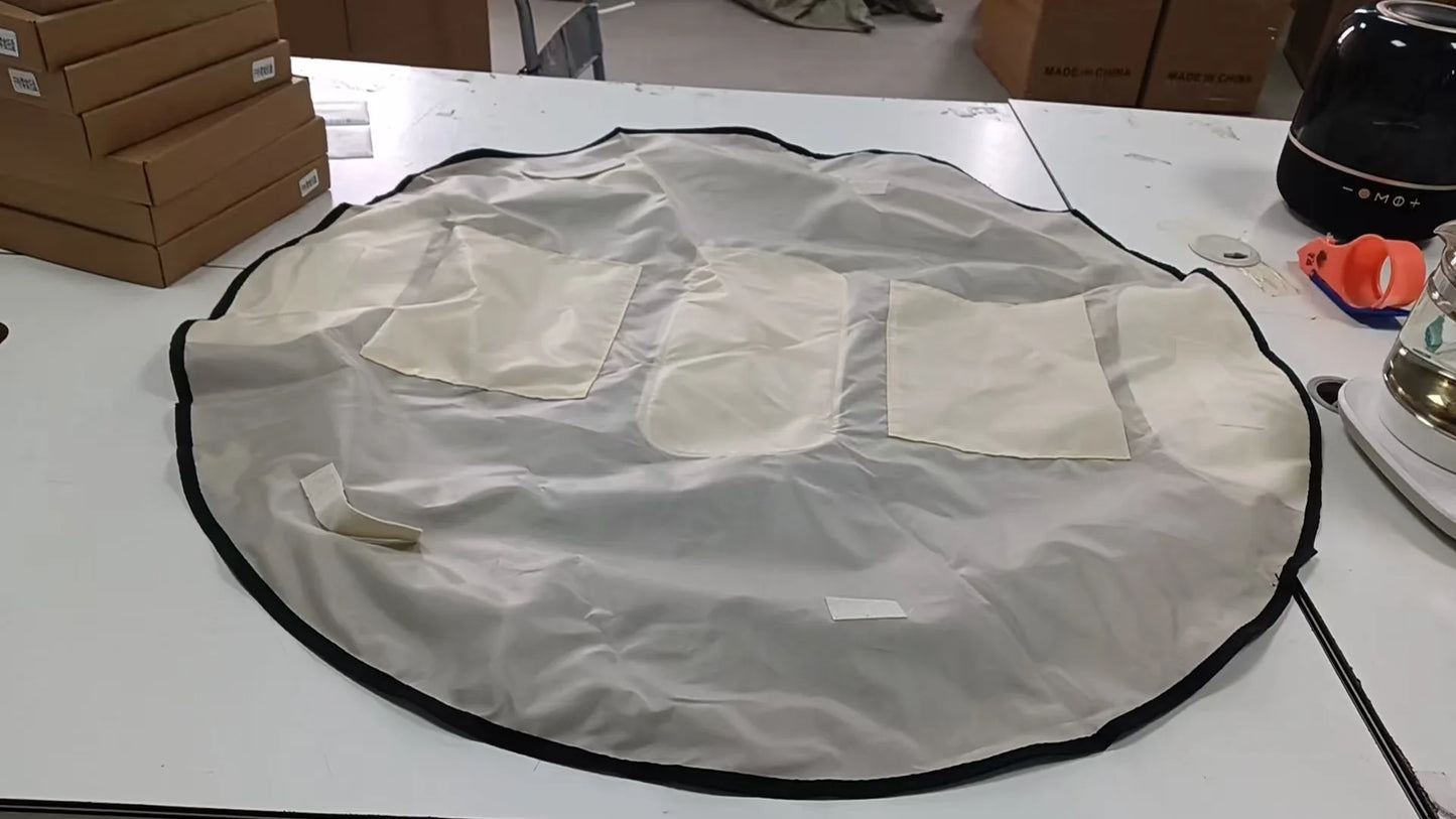 Bolsa Organizadora de Viagem Dobável e Resistente — Grande Capacidade para Camping, Passeios e Piquenique